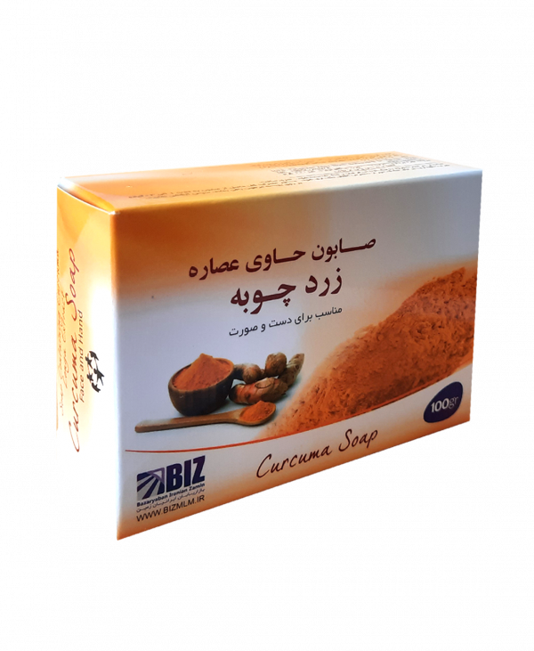 صابون چند کاره بیوممتیک دست و صورت زردچوبه دکتربیز برای رفع تیرگی -رفع لک و اکنه -درمان جوش-شفافیت-رطوبت رسان پک سه عددی اصل و اورجینال