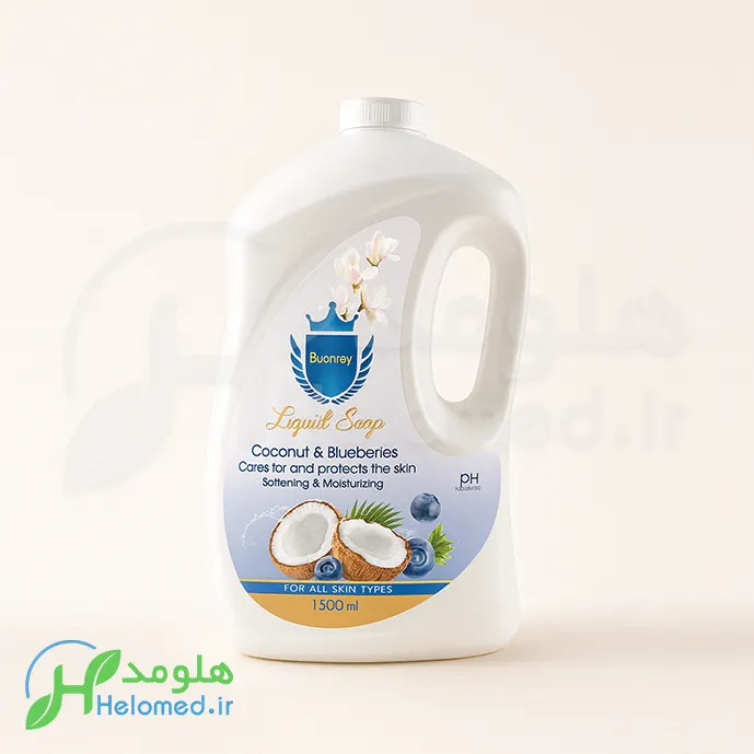 صابون مایع نارگیل و بلوبری بونری ----گالن 1500 میلی لیتری اصل و اورجینال