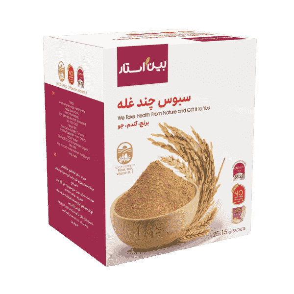 سبوس چند غله بین استار برای درمان مشکلات گوارشی اصل و اورجینال